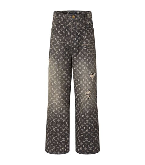 louis vuitton black monogram jeans|Blurry Monogram Boot.